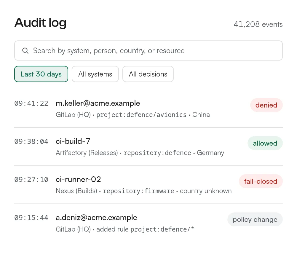 icon related to A clear answer for every audit or investigation
